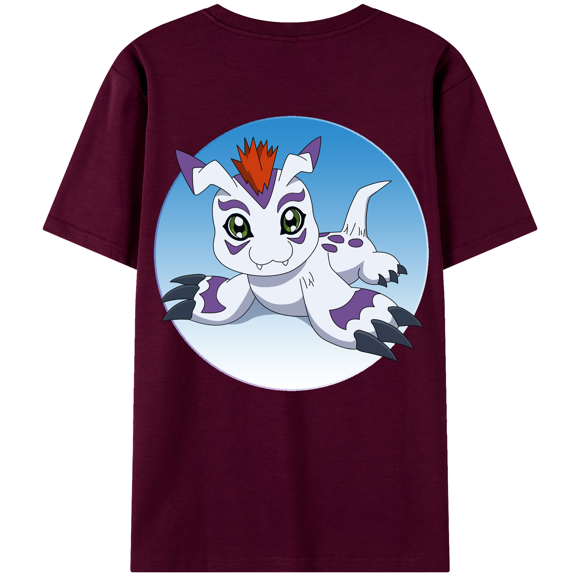 （画像用） Digimon デジタルモンスター/デジモン レディース半袖Tシャツ(バックプリント)
